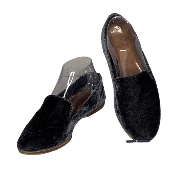 Dv by Dolce Vita Grey blue Lucy Velvet Loafer Flats. Size‎ 7.5 - Picture 1 of 8